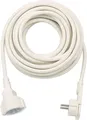 Brennenstuhl Qualitäts-Kunststoff-Verlängerungskabel mit Flachstecker für den Innenbereich, 2m, weiß (1168980220)