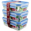 emsa Frischhaltedose CLIP CLOSE, 3er Set, 1, 0 Liter, blau