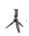MANFROTTO Pixi Mini Stativ mit Smartphone Klemme, Schwarz