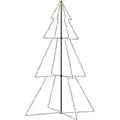 vidaXL Weihnachtsbaum Kegelform 240 LEDs Indoor und Outdoor 118x180 cm Modell 1