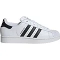 Kaufen Sie den Adidas Superstar II Cloud White bei Kicksshop. Klassischer weißer Herrensneaker mit ikonischer Shell-Toe-Kappe und zeitlosem Design. - Weiß/Schwarz - 42 2/3