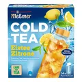 Meßmer Cold Tea Eistee Zitrone | Schwarzer Tee mit Zitronen-Aroma | Kaltaufguss | ohne Zuckerzusatz | 14 Pyramidenbeutel