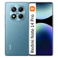 XIAOMI Redmi Note 14 Pro 12 GB RAM + 512 GB ROM Smartphone 6,67 Zoll 120 Hz 200 MP Akku 5500 mAh 45 W Wired Fast Charging, Aurora Blau（Kein Ladegerät）