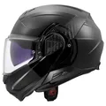 LS2 FF910 Advant 2 Klapp-Helm glanz schwarz XL Motorrad Helm