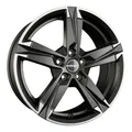 1x BORBET DESIGN T10 matt black polished 8.0Jx18 5x112 ET40