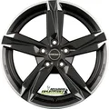 Borbet T10 matt black polished 8x18 ET40 - LK5/112 ML72.5 Felge Alu