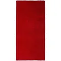Beliani - Läufer Teppich Rot Polyester 80 X 150 Cm Rechteckig Hochflor Modern Maschinengetuftet Fußbodenheizung Geeignet Wohnzimmer Schlafzimmer Flur