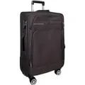 My Travel Bag 3090 Stoffkoffer 4-Rollen Trolley Koffer Reisekoffer Tasche Reisetasche Leicht Coffee M (Handgepäck)