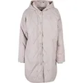 Urban Classics Ladies - Oversized Diamond Quilted Parka - S - Grau - S