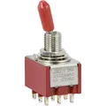 TRU COMPONENTS TC-9354008  Wippschalter 250 V/AC 3 A 3 x Ein/Ein  rastend 1 St.