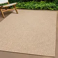 Teppich THE CARPET "Kansas", beige (natur), B:80cm H:1mm L:150cm