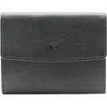 Esquire Leder Geldbörse Logo Pocket Wallet Black schwarz - Schwarz