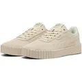 Puma Carina 3.0 Damen Sneaker Leder Schuhe 400721 03 Natur , Schuhgröße:39 EU - Weiß - 39