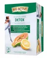 BIG ACTIVE Detox Tee, 40g, Teebeutel, Zitrone Papaya, Kräutertee, 20 Stück, Koffeinfrei
