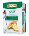 Detox Tee 20 Beutel - Kräutertee Komplex Zitrone Papaya Geschmack - Big-Active