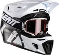 Leatt 9.5 Carbon V26 Motocross Helm mit Brille, L (59/60)