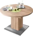 Esstisch rund 0588 104 eiche sägerau B H 104 144 x 76 cm