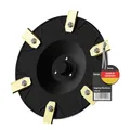 beos 6er Messerscheibe kompatibel mit Segway Navimow i105E, i108E & i110n Mähroboter [Made in Germany] – Premium Mähteller aus glasfaserverstärktem Kunststoff für 6 Klingen