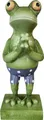Dekofigur Frosch stehend 30 cm bunt  Dekofigur