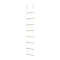 JEFLEX - Strickleiter für Kinder/Schaukel- und Klettergeräte/Robuste und sichere Sprossenleitern für drinnen und draußen/Sprossenwand Kletterleiter für Kinder belastbar bis 50 kg