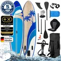 BRAST SUP Board TROPIC | Aufblasbares Stand up Paddle | 320x81x15cm