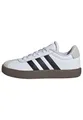 adidas Unisex Kinder VL Court 3.0 Shoes Kids, Cloud White/Core Black/Grey One, 38 2/3 EU