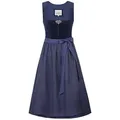 MarJo Dirndl Dirndl Mönchsroth 70cm Länge marine blau 40