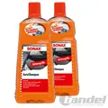 2x 2L SONAX AUTOSHAMPOO KONZENTRAT AUTOSHAMPOO AUTOPFLEGE REINIGUNG FLASCHE