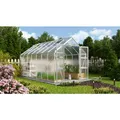 VITAVIA Gewächshaus "Domus 11500", BxHxL: 257 x 252 x 449 cm - silberfarben