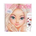 Depesche 13984 TOPModel Face Dress Me Up - Stickerbuch mit 24 Seiten Model Portraits zum Verzieren, inkl. 7 Seiten Accessoire Sticker