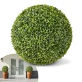 VEVOR Buchsbaumkugel, 584 mm, Formschnitt-Ball, Kunstpflanze, Dekopflanze, Buchskugel, einfache Montage für Veranda, Außenterrasse, Garten, Balkon, Hinterhof & Innenbereich, Zuhause, Hochzeit