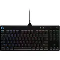 Logitech G Pro Gaming Keyboard, TKL, GX-BLUE, schwarz, USB, DE (920-009389) - Schwarz