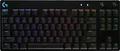 Logitech G Pro Mechanical Gaming Keyboard Tastatur backlit USB QWERTZ Deutsch Tastenschalter: GX Blue Clicky Schwarz (920-009389)
