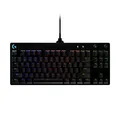 Logitech G PRO Kabelgebunden Gaming-Tastatur Deutsch, QWERTZ Schwarz