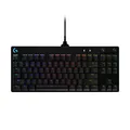 Logitech G Pro Gaming Keyboard, TKL, GX-BLUE, schwarz, USB, DE