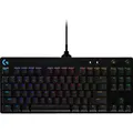 Logitech Clicky G Pro Mechanical Gaming Tastatur Schwarz Beleuchtet