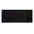 Logitech G PRO TKL Gaming-Tastatur QWERTZ LIGHTSYNC RGB GX Blue Clicky Switches