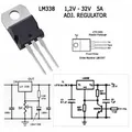 Lm338t Integrierter Schaltkreis-regler 1,2-37v 5amp To220