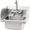 Beeketal Gastro Handwaschbecken Waschbecken HWB-II - Silber