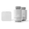 Hama Heizkörperthermostat, Starter-Set 2 St. mit Hub (Heizungssteuerung WLAN, Smart Home Heizungsregler f. alle Ventile, programmierbarer Heizungsthermostat, heizen per App und Energie sparen)