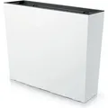 Urbi Case T DUC800T Hoher Blumentopf mit Einsatz | Weiß - Weiß