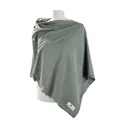 Julius Zöllner Stilltuch aus 100 Prozent Jersey-Baumwolle, OEKO-TEX STANDARD 100, Made in Germany, uni basil