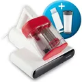 CLEANmaxx Milben-Handstaubsauger 400W weiß/rot