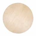 Rayher Runde Holzplatte 30 cm für Bastelprojekte, Uhren und Pendel