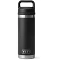 Yeti Coolers Rambler 18oz Chug Isolierflasche (Größe 532ml, schwarz)