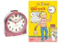 Atlanta Wecker ohne Ticken + Buch Conni Die Uhrzeit - 2127/17 BU (Rosa Conni)