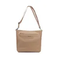 Mandarina Duck Mellow Leather Crossover, Damen, Warm Taupe