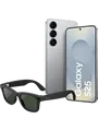 Samsung Galaxy S25 128 GB Silver Shadow + Ray-Ban Meta Wayfarer Matte Black Transitions G15 Green