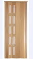 H&S Falttür Höhe 201 cm Einbaubreite bis 80 cm Schiebetür Buche/Erle farben Fenster Doppelwandprofil Neu