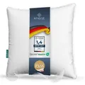KNERST Federkopfkissen Federkopfkissen - Kopfkissen Feder 80x80, 40x80, Füllung: Federn, Bauchschläfer, Rückenschläfer, Seitenschläfer, Hergestellt in Deutschland, für Allergiker geeignet 80 cm x 80 cm